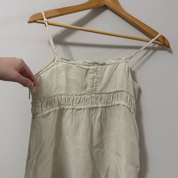 Vintage Y2K Cream Juicy Couture Camisole Blouse Sleeveless Tank Top Coquette - Picture 13 of 16